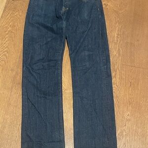 PRPS Dark Blue Straight Leg Denim Jeans